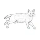 dont change the face of the original remix, just make it more simple and minimalist tattoo design idea