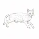 dont change the face of the original remix, just make it more simple and minimalist tattoo design idea