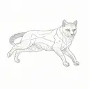 dont change the face of the original remix, just make it more simple and minimalist tattoo design idea