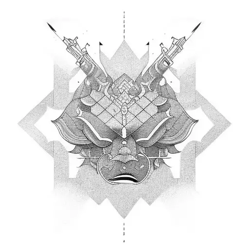 fenghuang and nagatama tattoo design idea