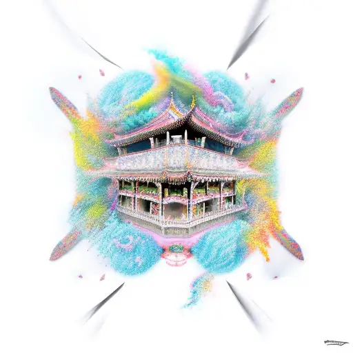 fenghuang and nagatama tattoo design idea