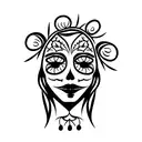 catrina tattoo design idea