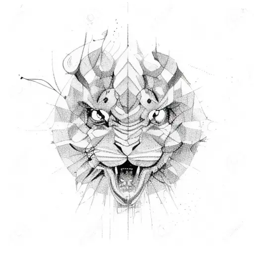 chemical concept of happyness hormones  tattoo design idea