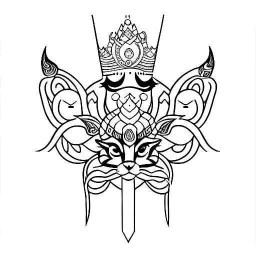 goddes kali tattoo design idea