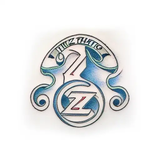 Tattoo with the following letters: Z, Y, M, R, H, K tattoo design idea