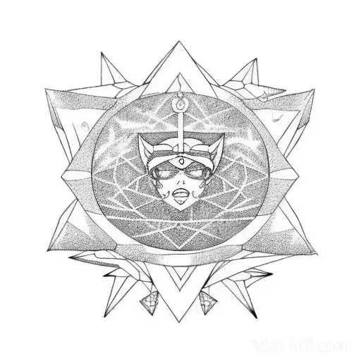 sailor moon tattoo design idea