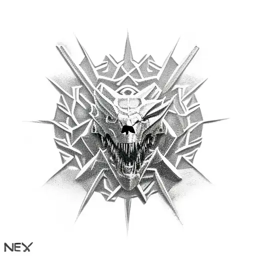 Metal Gear Rex tattoo design idea