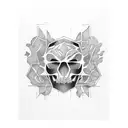 Broken vase tattoo design idea