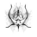 Manta Ray tattoo design idea