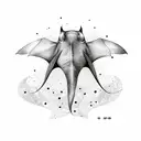 Manta Ray tattoo design idea