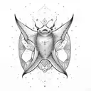 Manta Ray  tattoo design idea