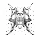 Manta Ray  tattoo design idea