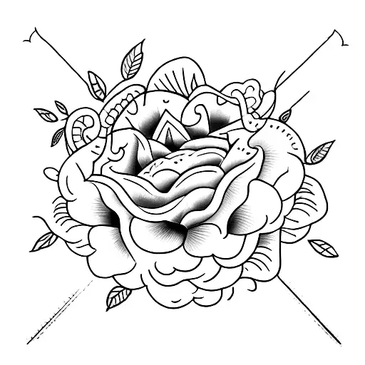 small ornemental tattoo for foot tattoo design idea