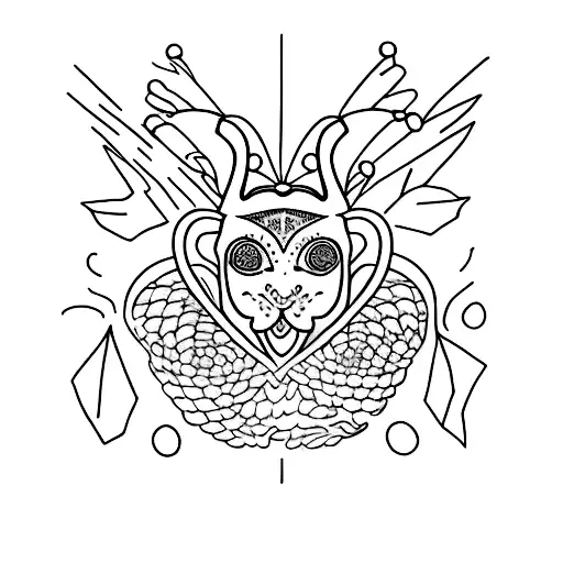 small ornemental  tattoo design idea