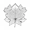 5 leafs clover all around with round, close to heart shaped leafs tattoo design idea