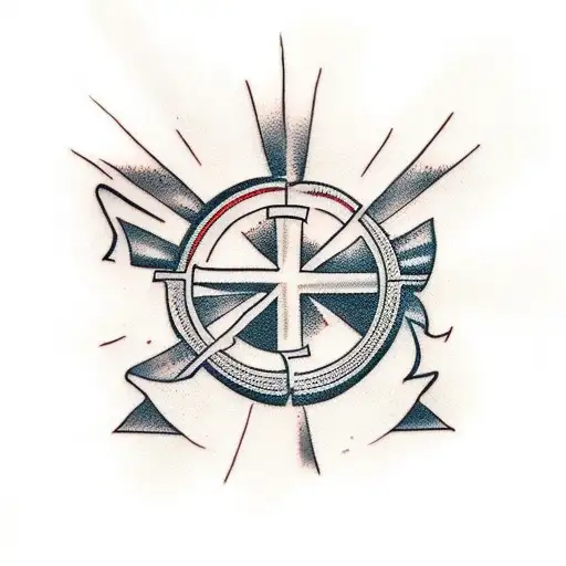 Christian Cross tattoo design idea
