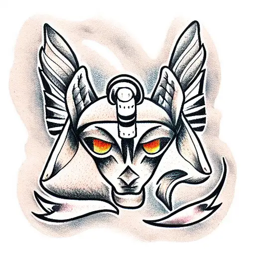 Anubis tattoo design idea