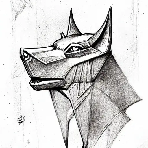 Anubis tattoo design idea