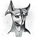 Anubis tattoo design idea