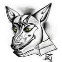 Anubis tattoo design idea