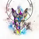 Anubis tattoo design idea