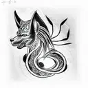 Anubis tattoo design idea