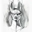 Anubis tattoo design idea
