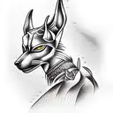 Anubis tattoo design idea