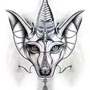 Anubis tattoo design idea