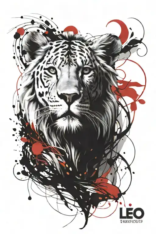 leo zodiac sign for inner bicep tattoo tattoo design idea