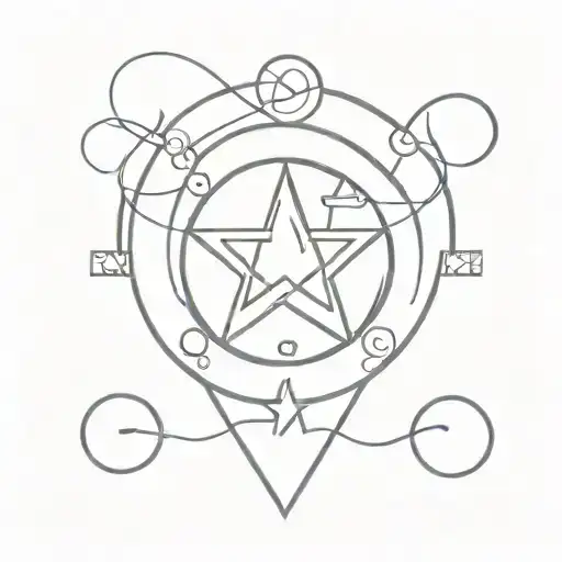 Sailor moon symbol tattoo design idea