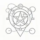 Sailor moon symbol tattoo design idea