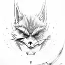 star fox  falco shine  tattoo design idea