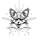 star fox  falco shine  tattoo design idea