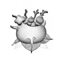 three acorns tattoo design idea