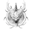 shenron tattoo design idea