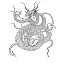shenron tattoo design idea