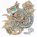 copper island British Columbia  tattoo design idea