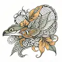 copper island British Columbia  tattoo design idea