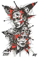 zef tattoo design idea