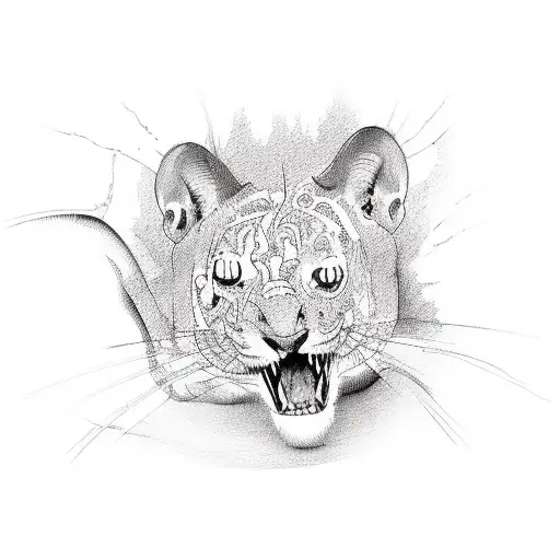 using the gym as an escape from reality tattoo design idea