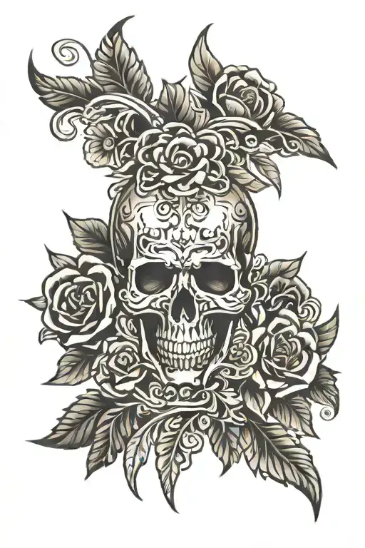 Chrome hearts tattoo design idea
