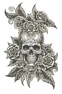 Chrome hearts tattoo design idea
