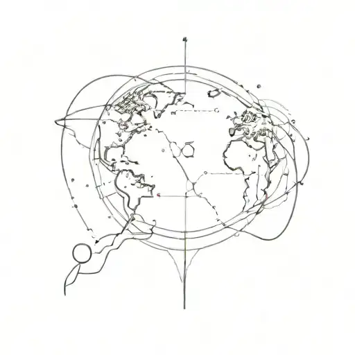 The pale blue dot tattoo design idea