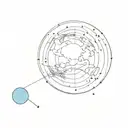 The pale blue dot tattoo design idea