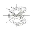 The pale blue dot tattoo design idea