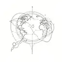 The pale blue dot tattoo design idea
