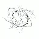 The pale blue dot tattoo design idea