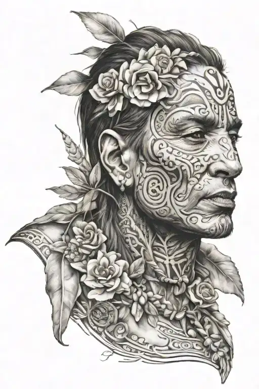 cacique tattoo design idea