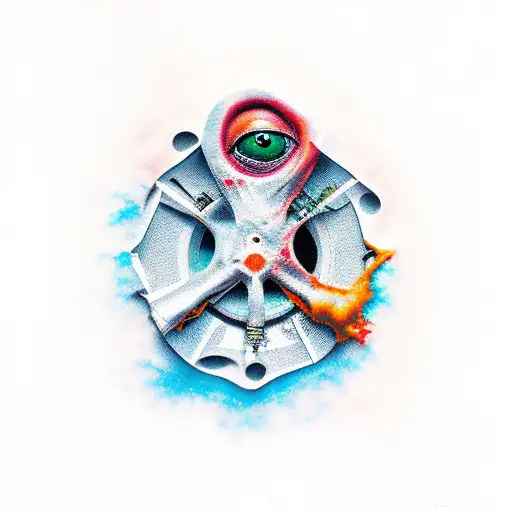 suicidal tattoo design idea